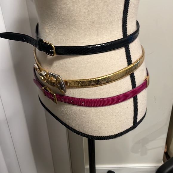 3 Genuine Snakeskin Belts - Picture 7 of 10